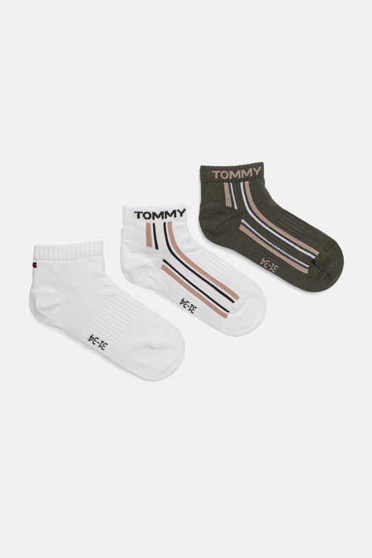 Tommy Hilfiger skarpetki dziecięce 3-pack zielony 701236332.9BYA