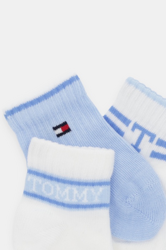Detské ponožky Tommy Hilfiger 3-pak 701236341.9BYA modrá AW25