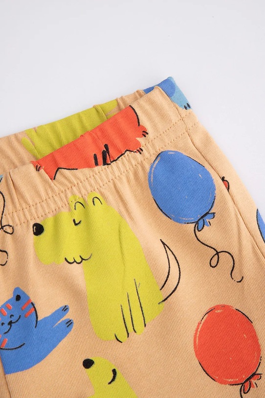 Chłopiec Coccodrillo legginsy dziecięce z bawełną ZC5122102BBN beżowy