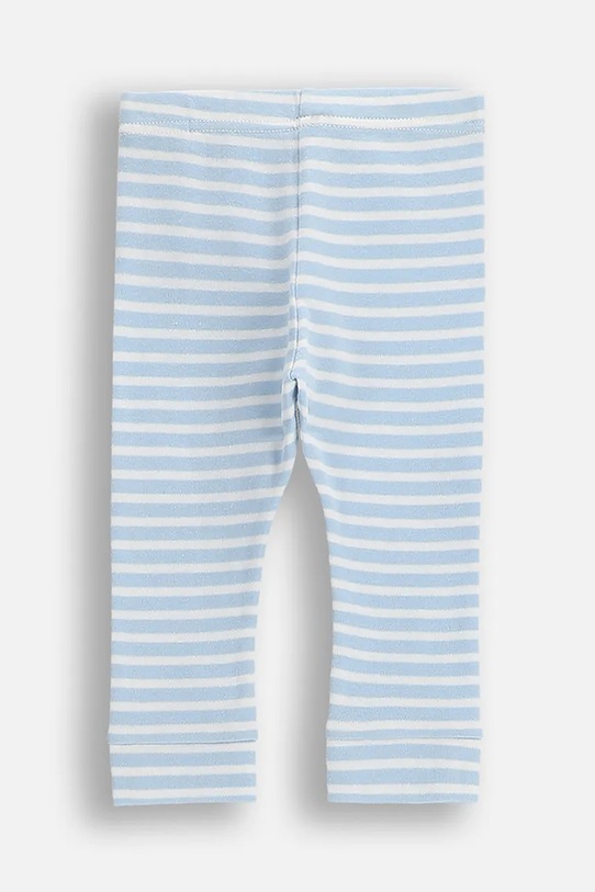 Coccodrillo legginsy bawełniane niemowlęce ZC5122103BBN niebieski AW25