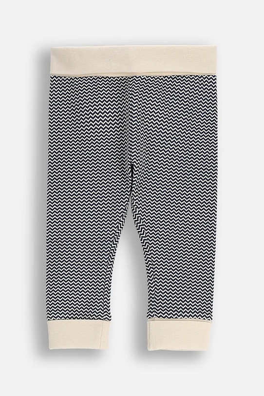 Coccodrillo legginsy bawełniane niemowlęce wzorzyste beżowy ZC5122104FBN