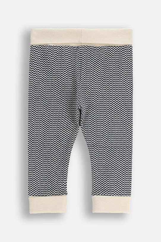 Coccodrillo leggins din bumbac pentru bebeluși ZC5122104FBN bej AW25