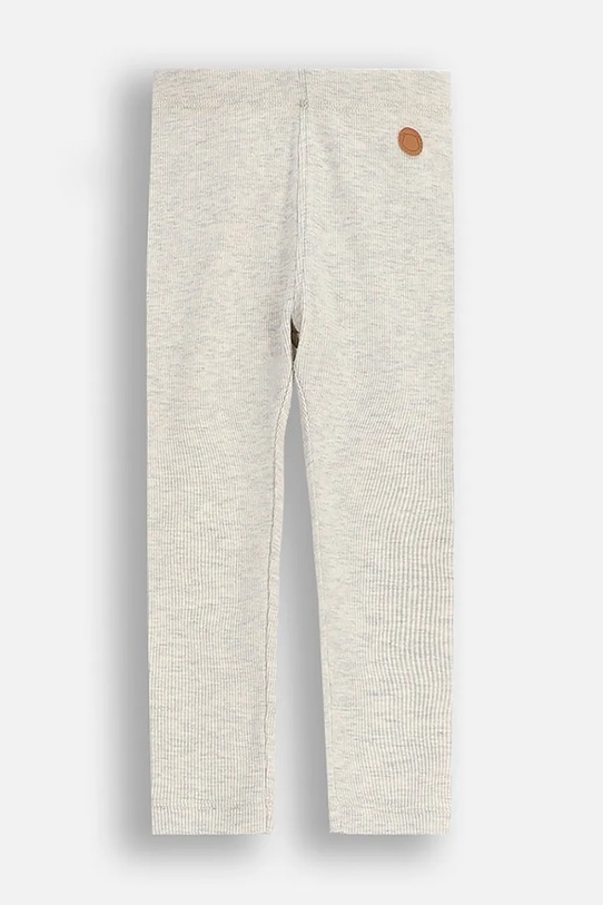 Coccodrillo legginsy bawełniane niemowlęce bawełna szary ZC5122103FBN