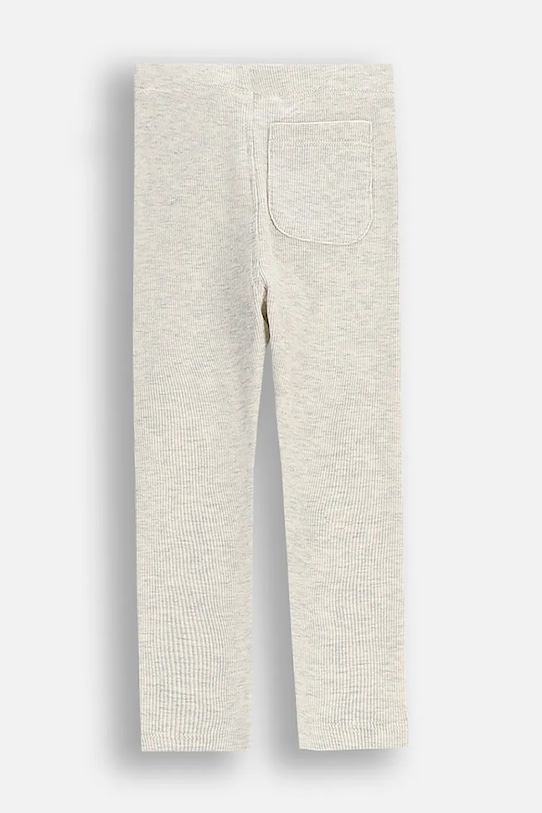 Coccodrillo legginsy bawełniane niemowlęce ZC5122103FBN szary AW25