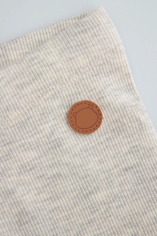 Chłopiec Coccodrillo legginsy bawełniane niemowlęce ZC5122103FBN szary