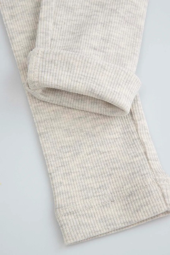 Coccodrillo legginsy bawełniane niemowlęce szary ZC5122103FBN