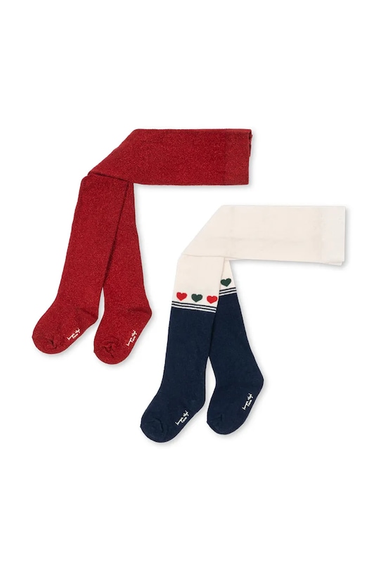 Konges Sløjd rajstopy dziecięce 2 PACK LUREX TIGHTS 2-pack Produkt niemowlęcy multicolor KS104171.9BYA