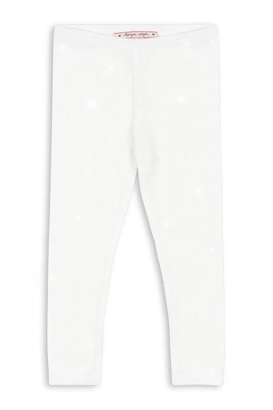 Konges Sløjd legginsy dziecięce LOLA PANTS GRS dzianina biały KS104340.9BYA