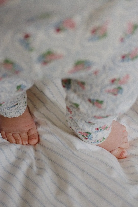 Konges Sløjd legginsy bawełniane dziecięce MINNIE PANTS GOTS KS104378.9BYA