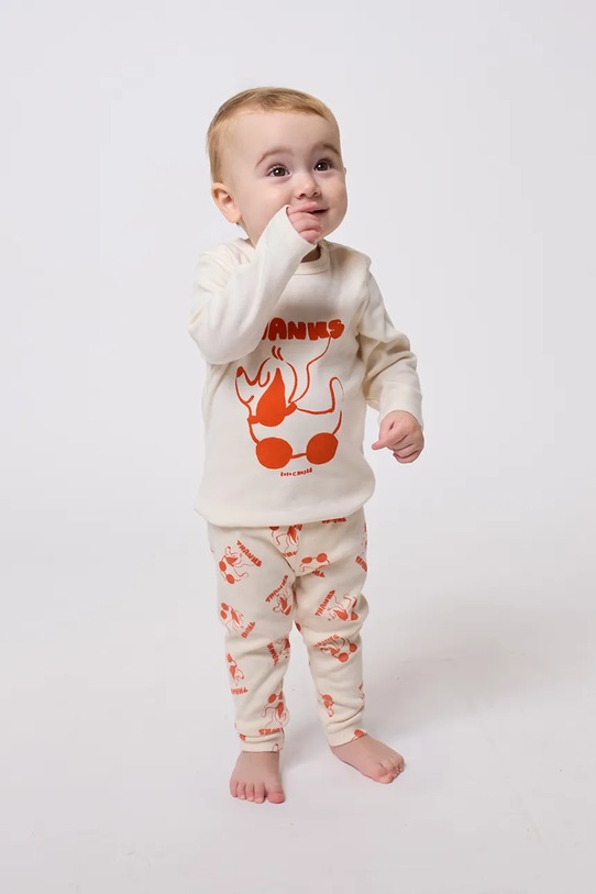 Bobo Choses legginsy niemowlęce Rolling Dog 225FB010