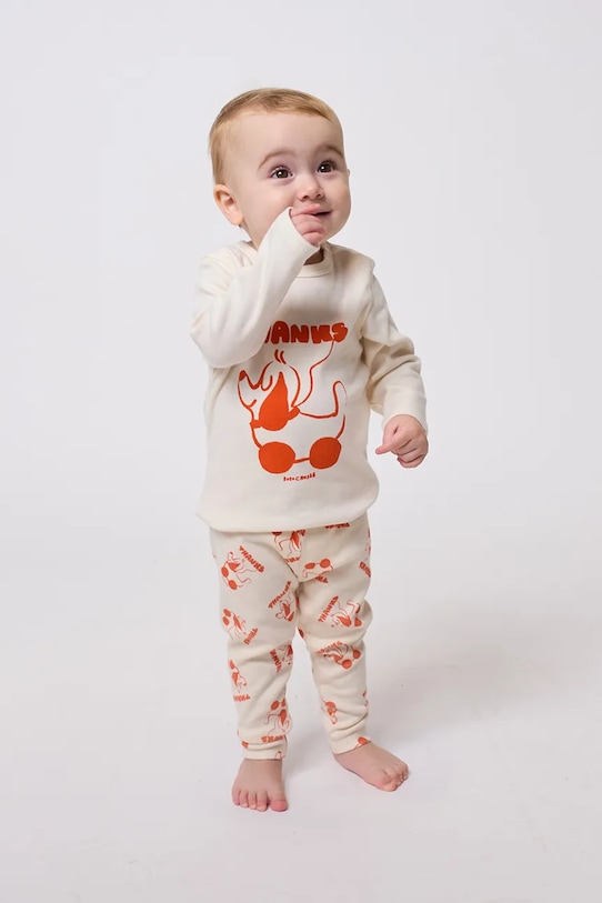 Bobo Choses legginsy niemowlęce Rolling Dog 225FB010