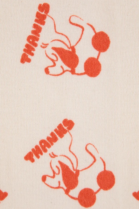 Chłopiec Bobo Choses legginsy niemowlęce Rolling Dog 225FB010 beżowy