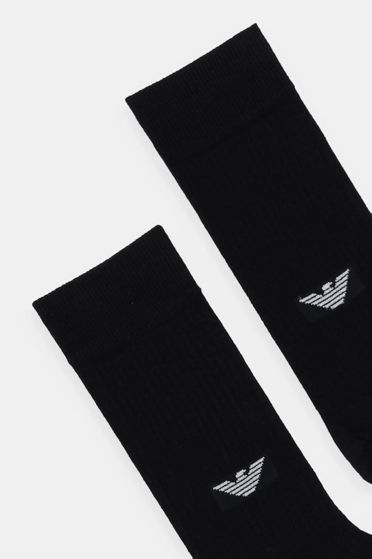 Ponožky Emporio Armani Underwear 2-pak EM000543.AF17788 čierna AW25