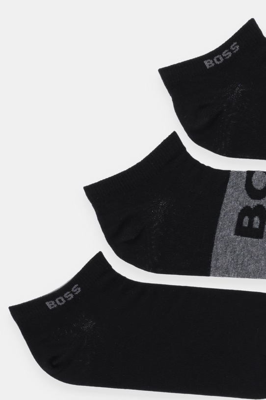 BOSS stopki 3-pack 3P AS Logo CC 50543482 czarny AW25