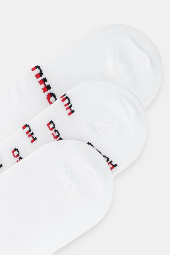 Κάλτσες HUGO 3-pack 50543082 λευκό AW25