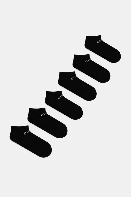 Guess șosete 6-pack sosete lungi negru U4YG51.Z3F60