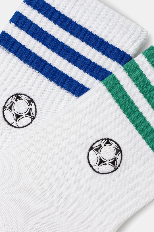 Κάλτσες adidas Originals Football CR 2-pack JW2986 λευκό AW25