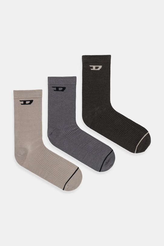 Diesel skarpetki SKM-D-TENNIS-CREW 3-pack skarpetki długie beżowy A17883.0LKBI