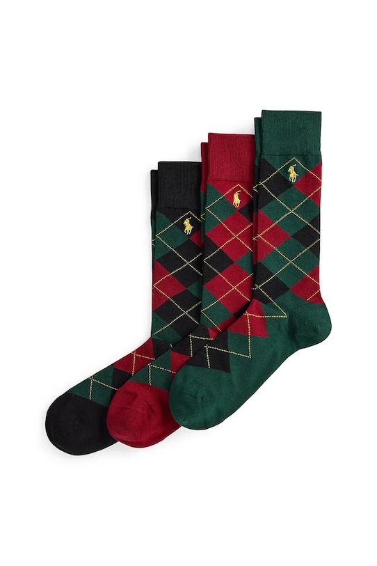 Polo Ralph Lauren skarpetki 3-pack skarpetki długie multicolor 449912704