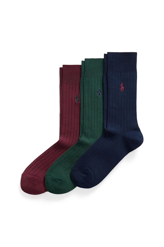 Polo Ralph Lauren skarpety 3-pack skarpetki długie multicolor 449P05400