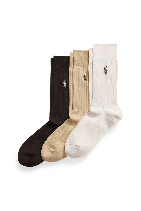 Polo Ralph Lauren skarpety 3-pack skarpetki długie multicolor 449P05400