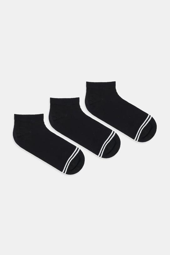 Pepe Jeans skarpetki 3-pack skarpetki krótkie czarny PMU30044