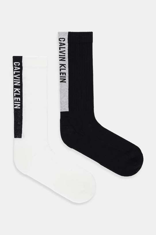 Κάλτσες Calvin Klein Jeans 2-pack ψηλές κάλτσες μαύρο 701235977