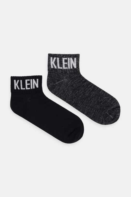 Calvin Klein Jeans skarpetki 2-pack melanż czarny 701236560