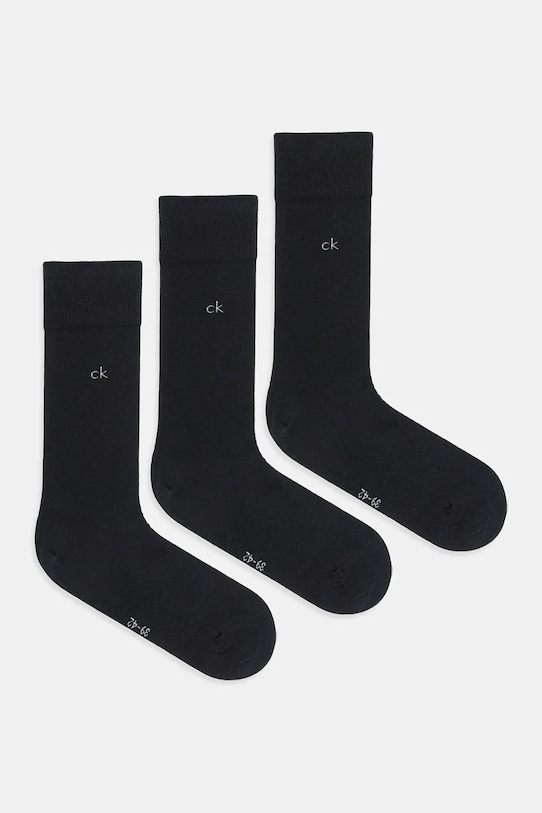 Calvin Klein skarpetki 3-pack skarpetki długie czarny 701234208