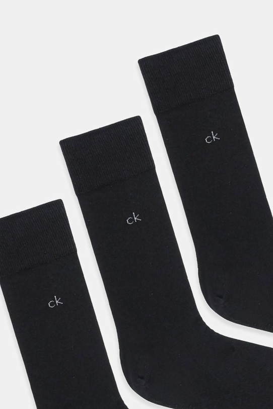 Ponožky Calvin Klein 3-pack 701234208 černá AW25