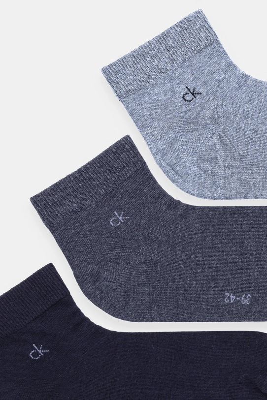 Ponožky Calvin Klein 3-pack 701234209 modrá AW25