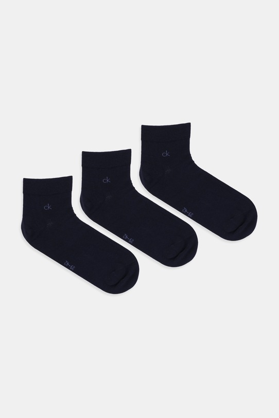 Calvin Klein skarpetki 3-pack skarpetki długie granatowy 701234209