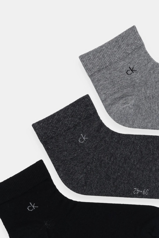 Calvin Klein skarpetki 3-pack 701234209 szary AW25