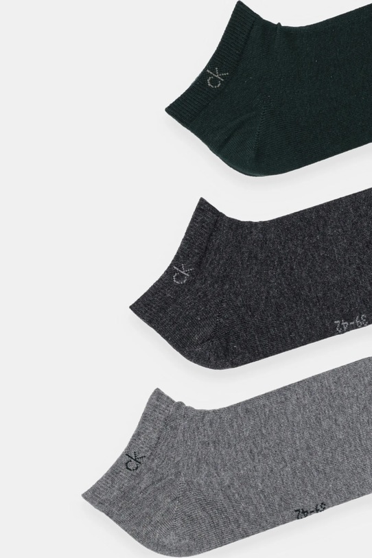 Calvin Klein skarpetki 3-pack 701234366 zielony AW25