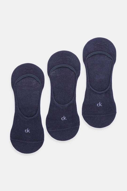 Calvin Klein șosete 3-pack sosete scurte bleumarin 701234367