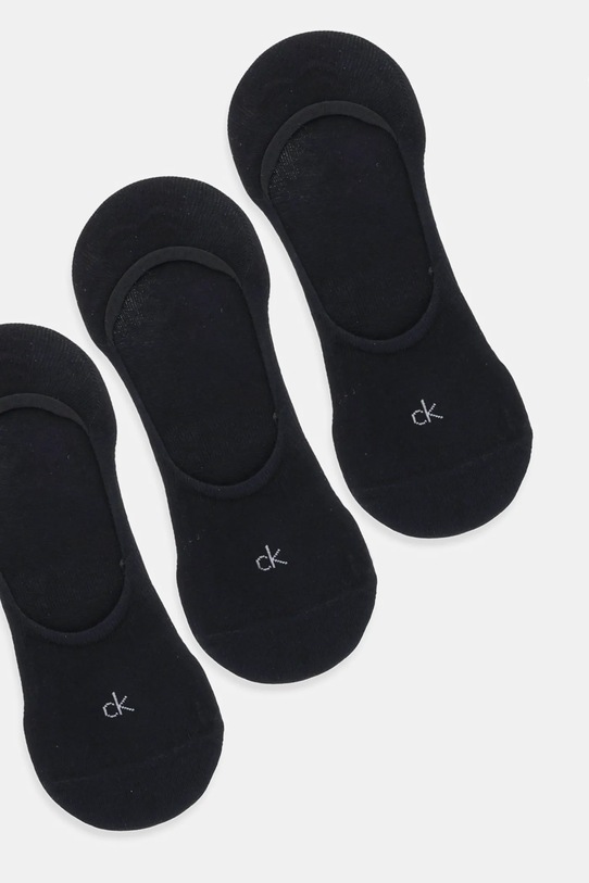 Ponožky Calvin Klein 3-pak 701234367 čierna AW25