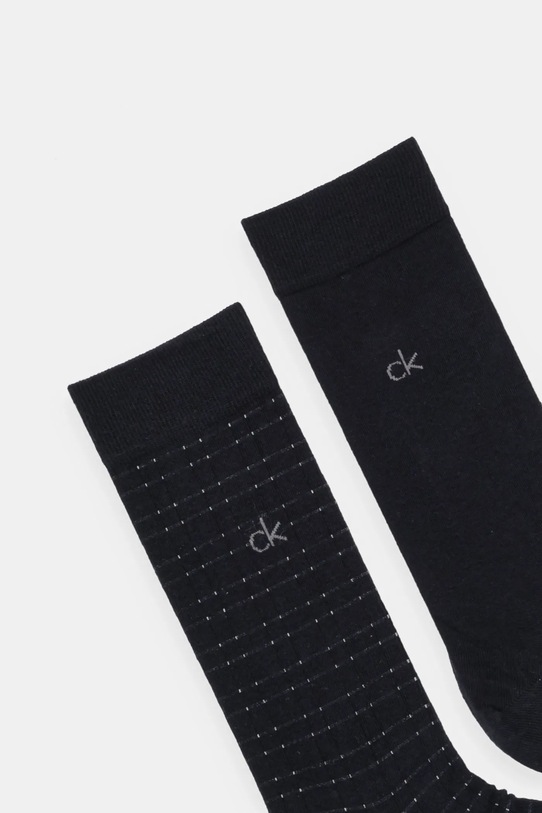 Calvin Klein skarpetki 2-pack 701235969 czarny AW25