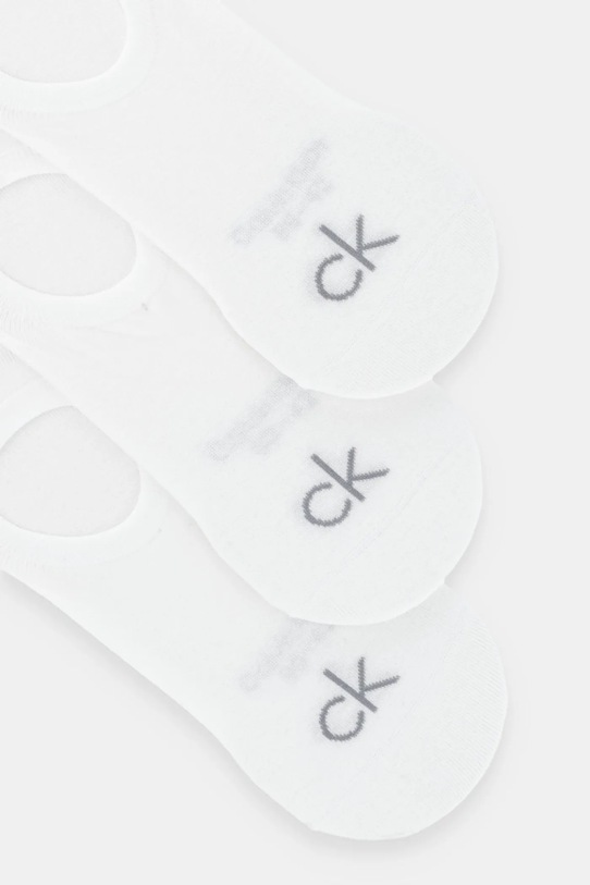 Calvin Klein skarpetki 3-pack 701236412 biały AW25