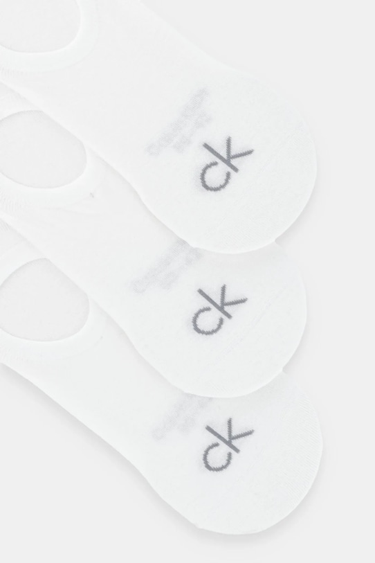 Ponožky Calvin Klein 3-pack 701236412 bílá AW25