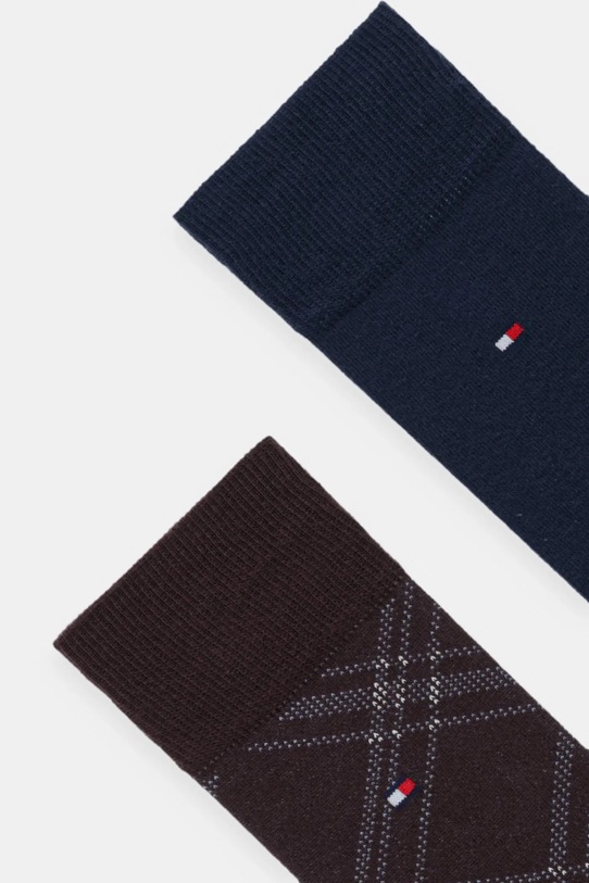 Tommy Hilfiger skarpetki 2-pack 701236310 brązowy AW25