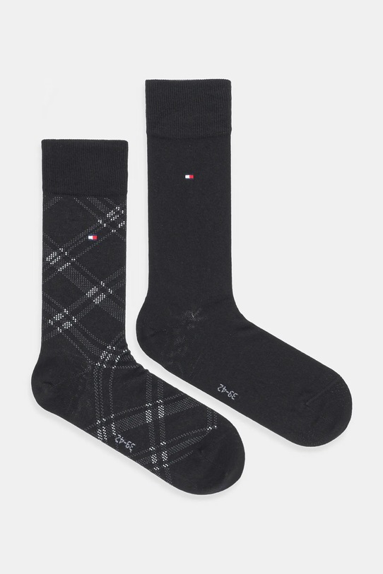 Tommy Hilfiger skarpetki 2-pack wzorzyste czarny 701236310