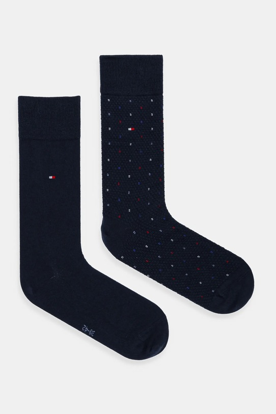 Ponožky Tommy Hilfiger 2-pak dlhé ponožky tmavomodrá 701236311