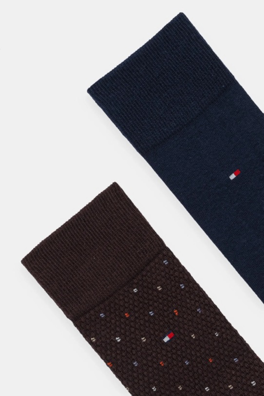 Tommy Hilfiger skarpetki 2-pack 701236311 brązowy AW25