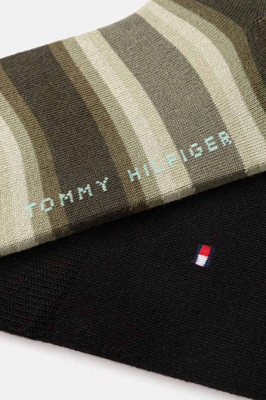 Ponožky Tommy Hilfiger 2-pack 701236312 zelená AW25