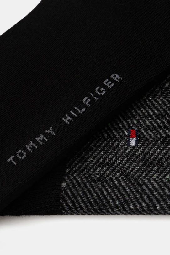 Tommy Hilfiger skarpetki 2-pack 701236313 czarny AW25
