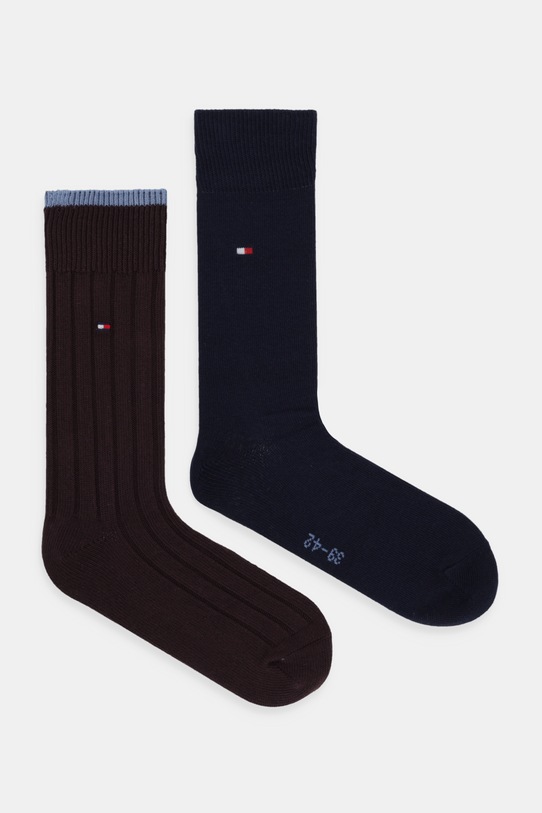 Tommy Hilfiger skarpetki 2-pack skarpetki długie brązowy 701236317
