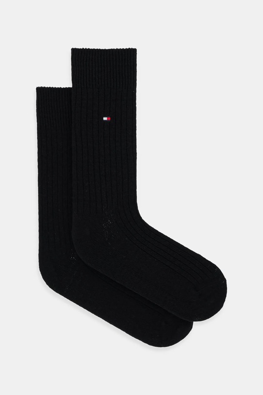 Tommy Hilfiger skarpetki z domieszką kaszmiru skarpetki długie czarny 701236318