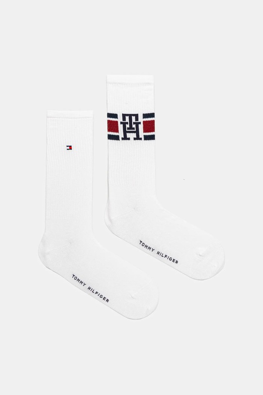Tommy Hilfiger șosete 2-pack sosete lungi alb 701236320