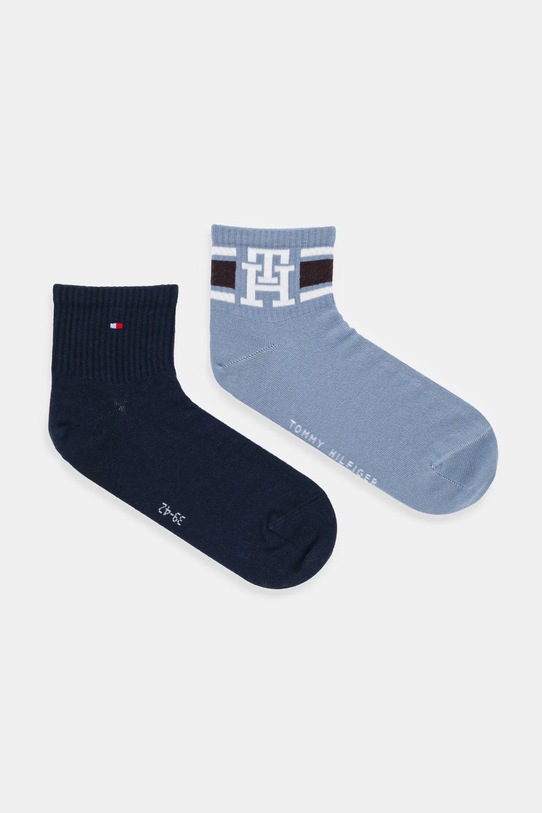 Tommy Hilfiger șosete 2-pack uni albastru 701236322