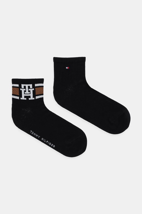 Tommy Hilfiger skarpetki 2-pack wzorzyste czarny 701236322